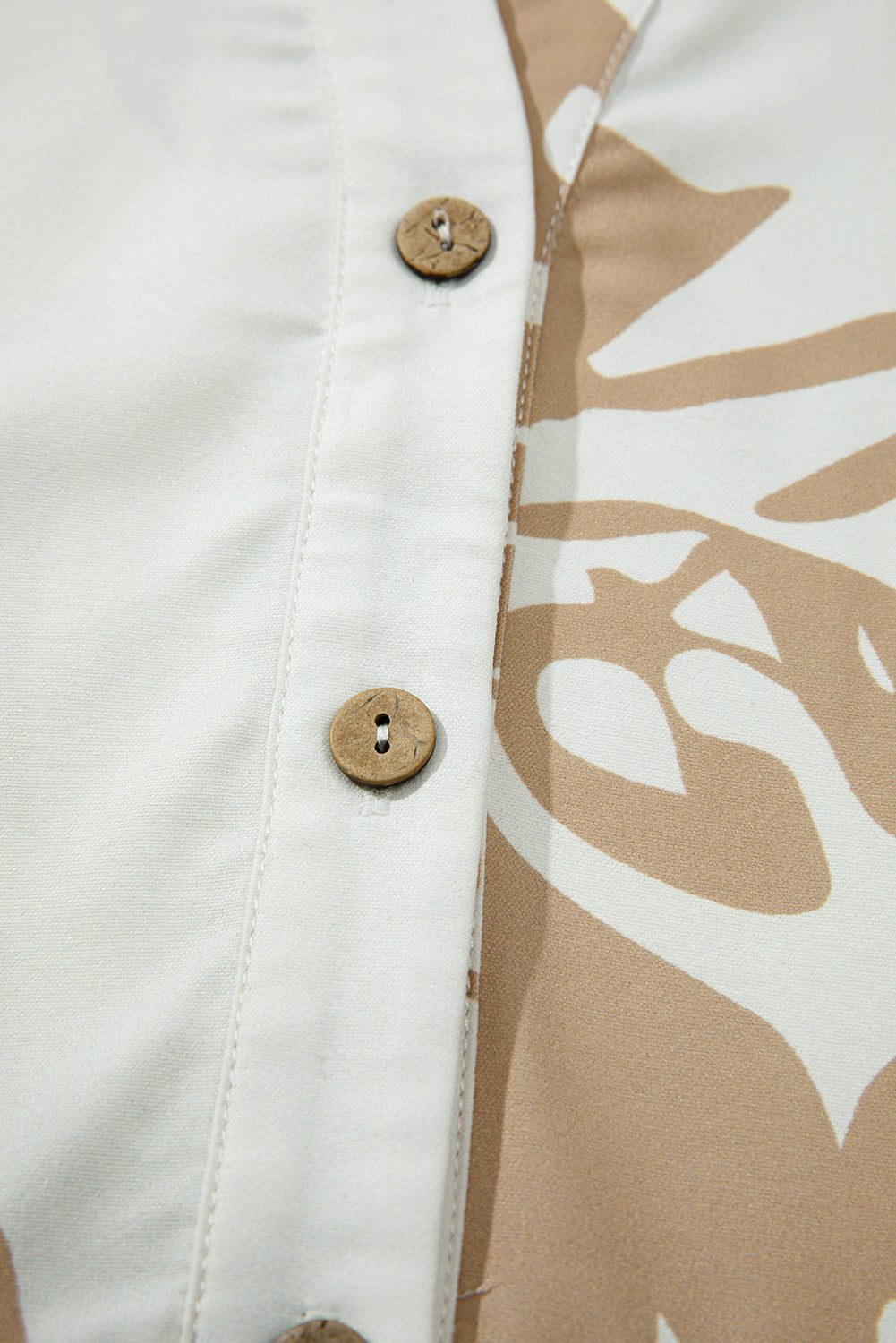 Khaki Abstract Print Ruffle Sleeve Tiered A-line Plus Size Long Dress