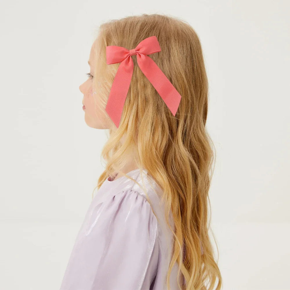 Ribbon Hair Bands Toddler Cheer Bow Head Rope Kids Fashion Solid for Sweet Girls children Party Headwear Hair Accessories