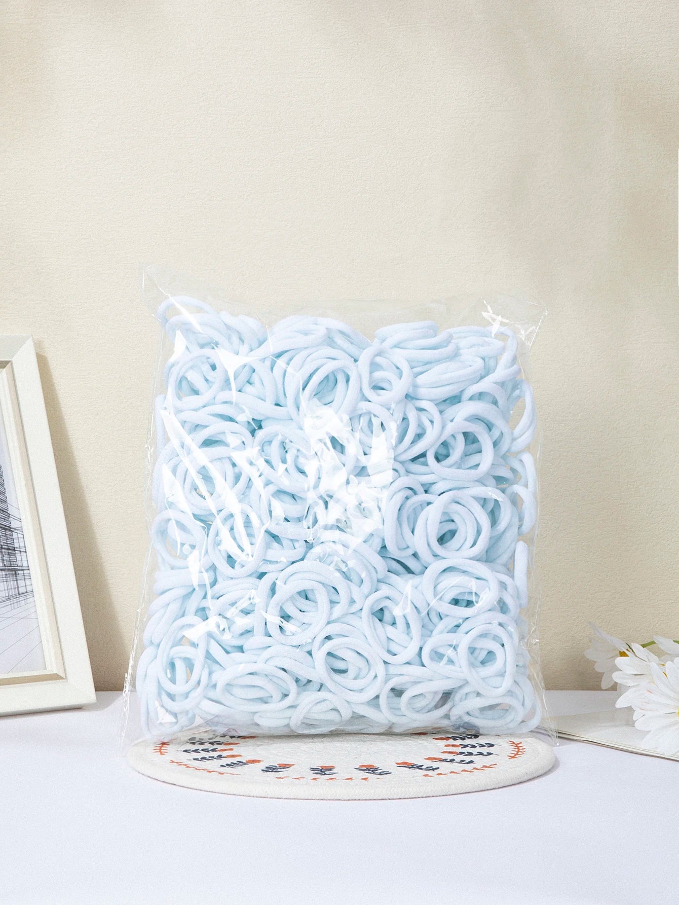 50/100 Pcs Black Gray Large Hair Bands for Women Seamless Ponytail Fashion Pure  headbands hair accessories headband  hair bands