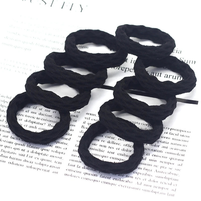 20PCS High Elasticity Fashion Hair Rope High Elasticity Jacquard Pattern Hair Ring Fashion Women's Headband Hair Accessories