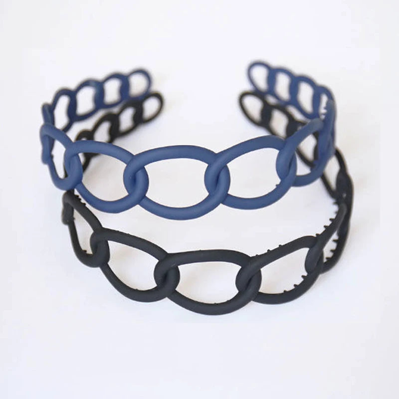 Women Headband Hairband Fashion Chain Round Band For Hair Girls Hair Accessories Headwear Traceless Hair Hoop Bang Holder