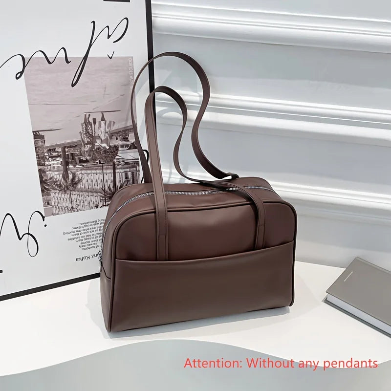 Ladies' vintage handbag - large-capacity single-shoulder bag, 2025 new underarm bag, versatile tote bag for commuting