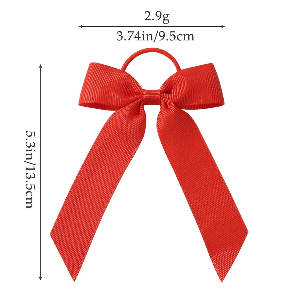 Ribbon Hair Bands Toddler Cheer Bow Head Rope Kids Fashion Solid for Sweet Girls children Party Headwear Hair Accessories