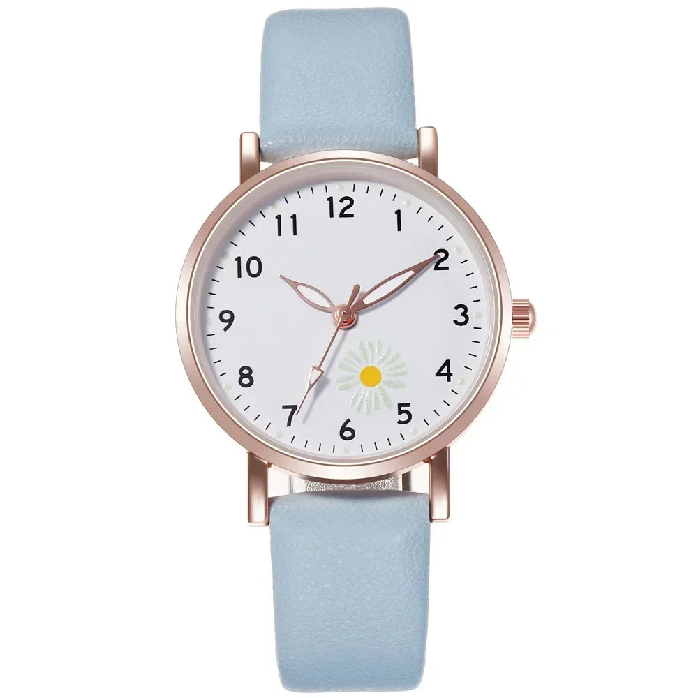 Luxury Watches for Women Luminous Retro Female Watch Ladies Belt Back Light Leather Strap Quartz Wristwatches Montre Femme