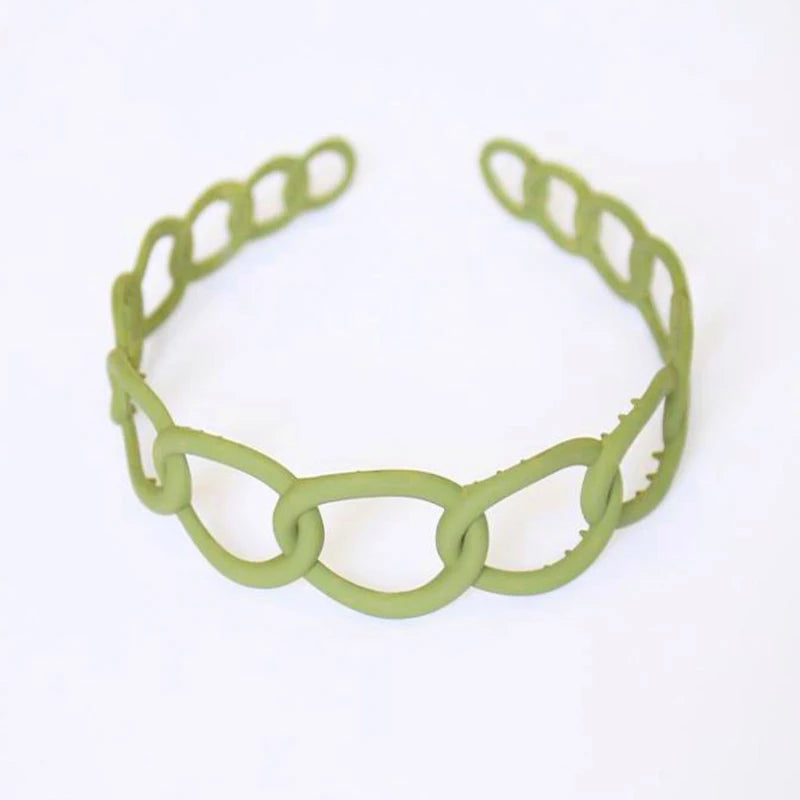 Women Headband Hairband Fashion Chain Round Band For Hair Girls Hair Accessories Headwear Traceless Hair Hoop Bang Holder