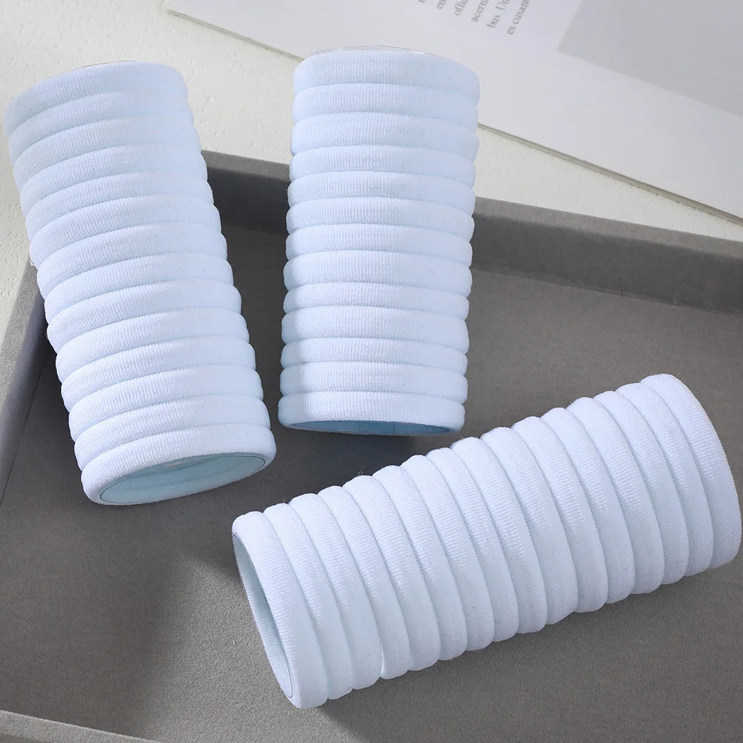 50/100pcs Black Hair Bands for Women Girls Hairband High Elastic Rubber Band Hair Ties Ponytail Holder Scrunchies Accessorie