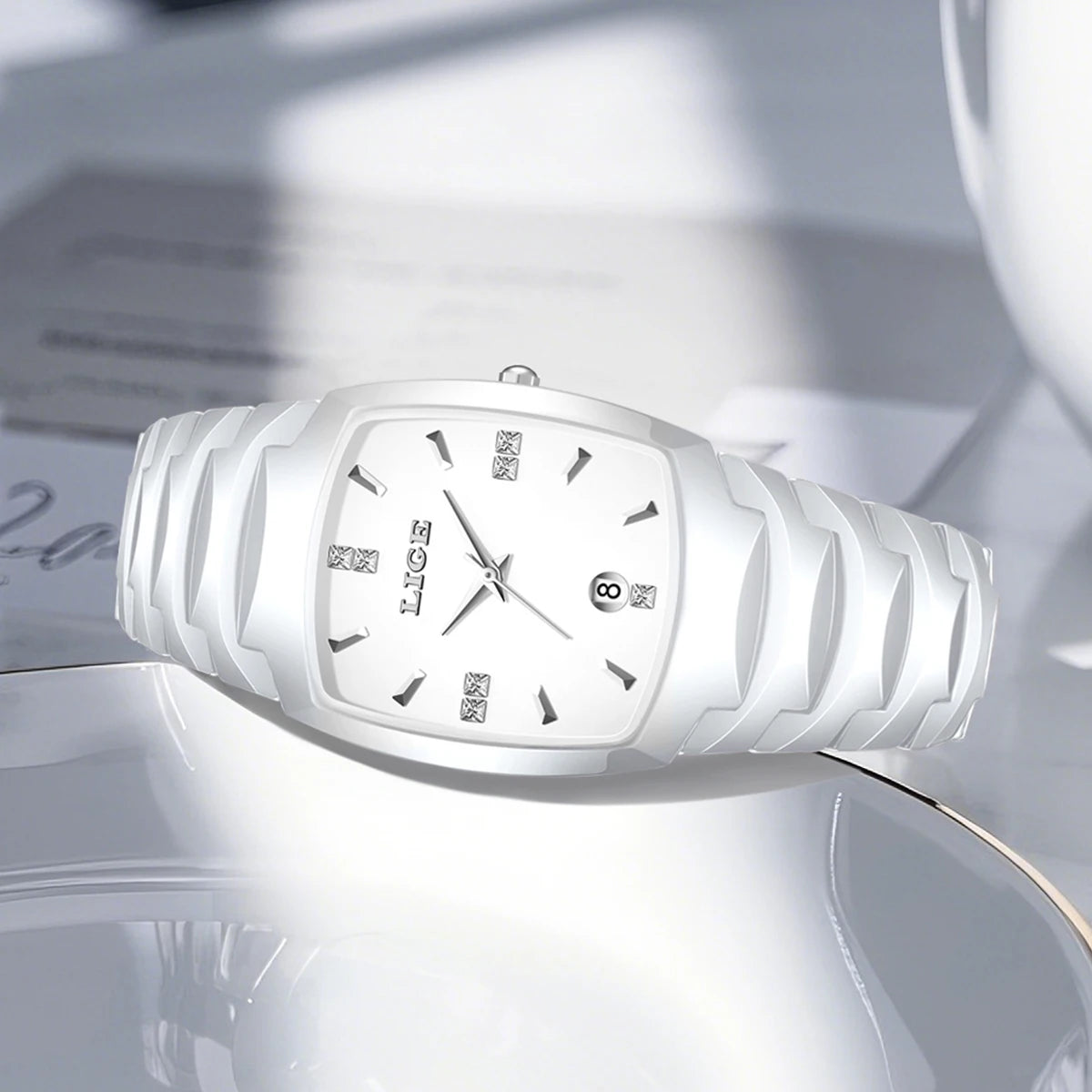 LIGE Women's Wristwatch Luxury Brand Watch for Women Elegant Bracelet Waterproof Fashion Quartz Ladies Watches Relogio Feminino